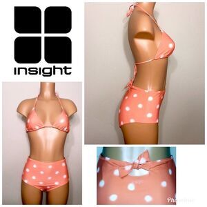 Insight pinup polka dot bikini. M-top/S-bottom. NWOT
